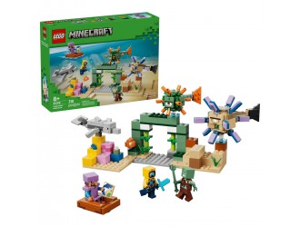 Set de constructie LEGO Minecraft 21598 Aventura subacvatica, jucarie de construit