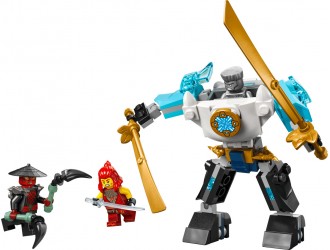 Set de constructie LEGO Ninjago 71827 Robotul de lupta al lui Zane, jucarie de construit