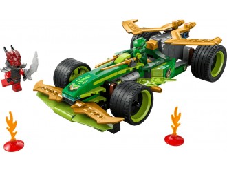 Set de constructie LEGO Ninjago 71828 Masina de curse pull-back a lui Lloyd, jucarie de construit