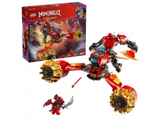 Set de constructie LEGO Ninjago 71830 Motocicleta robot furtuna a lui Kai, jucarie de construit