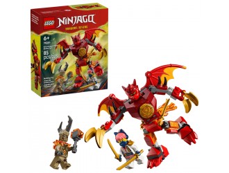 Set de constructie LEGO Ninjago 71851 Pachet de lupta cu robot-dragonul lui Kai, jucarie de construit