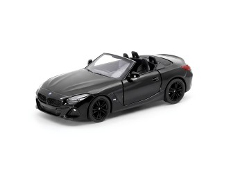 Macheta auto metalica BMW Z4 Kinsmart KT5419W, scara 1:34, cu usi care se deschid, Negru