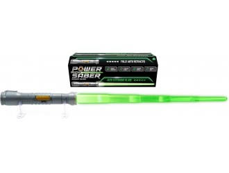 Sabie laser de jucarie Power Saber, cu lumini si sunete, extensibila, diverse culori