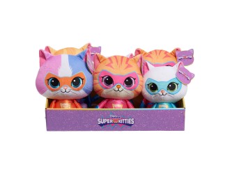 Jucarie de plus Disney SuperKitties, 20 cm, personaje din plus, diverse modele