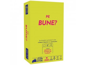 Jucarie de societate Exploding Kittens Pe Bune?, editie in limba romana