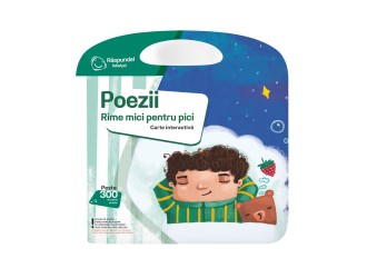 Carte interactiva Raspundel Istetel Poezii Rime mici pentru pici peste 300 de sunete si texte (2-6 ani)