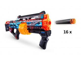 Blaster X-Shot Skins Last Stand Gun Machine cu 16 cartuse, Apocalypse