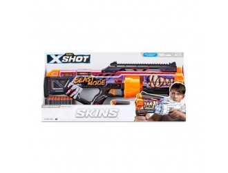 BLASTER X-Shot Skins Last Stand Gun Machine cu 16 cartuse, BEAST OUT
