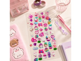 Stickere 3D – Sweet Kawaii Tiki Wiki seria Crystal