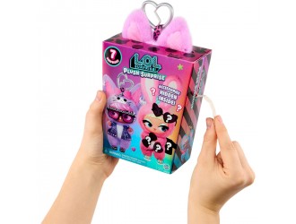 Jucarie-breloc de plus papusa L.O.L. Surprise! Seria Plush Surprise, Blind Box