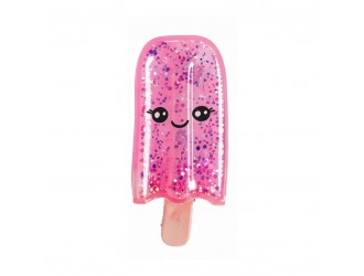 Jucarie antistres inghetata elastica Stretchy Ice Cream Beach Life 14 cm, roz