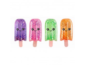 Jucarie antistres inghetata elastica Stretchy Ice Cream Beach Life 14 cm verde