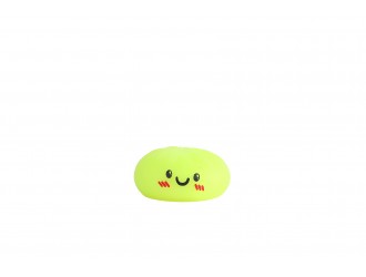 Jucarie antistres Kawaii Fidget Dumpling, galben neon, 5.8 cm