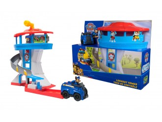 Turn de observatie Paw Patrol Lookout Tower Spin Master cu Chase si vehicul