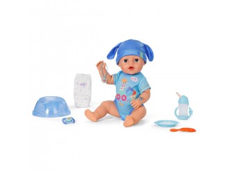 Papusa BABY born Click and Play Jonas 43 cm cu accesorii