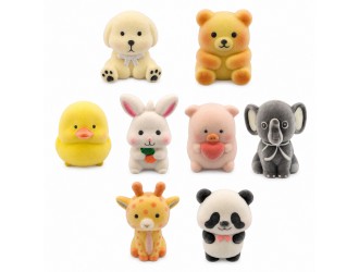 Jucarie squishy Tiki Wiki Tiki Velvet Animals, blind box