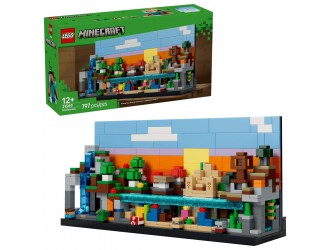 Set de constructie LEGO Minecraft Minibiomuri 21589, 797 piese