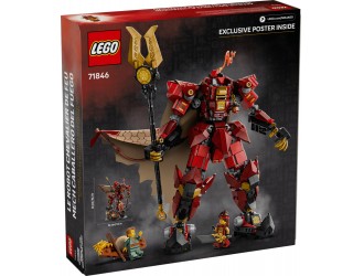 Set de constructie LEGO NINJAGO Legends Robotul cavaler al focului 71846, 996 piese
