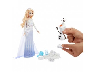Set papusi Disney Frozen Elsa si Olaf Snowball Fun