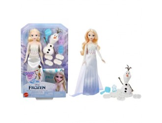Set papusi Disney Frozen Elsa si Olaf Snowball Fun