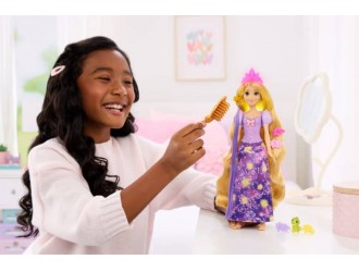 Papusa Disney Princess Rapunzel cu par magic