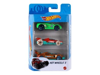 Set cadou 3 masinute Hot Wheels, model aleator