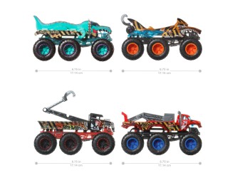 HWN86 Masinuta Hot Wheels Monster Trucks Super Rig, model aleator