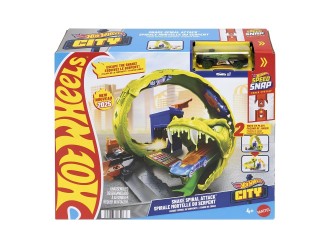 Set pista Hot Wheels City Spiral Snake Attack