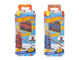Set de joaca Hot Wheels garaj cu rampa, model aleator