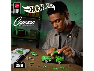 Constructor Mattel Brick Shop Hot Wheels Speed Camaro 289 piese
