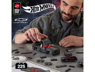 Constructor Mattel Brick Shop Hot Wheels Chevy 83 Silverado