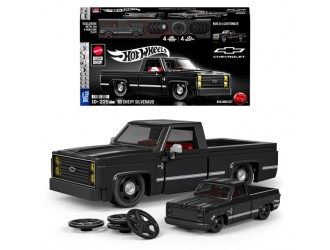 Constructor Mattel Brick Shop Hot Wheels Chevy 83 Silverado