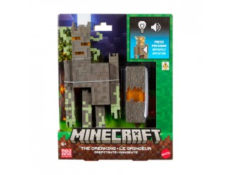 Figurina interactiva de colectie Minecraft The Creaking Mattel, cu lumini si sunete