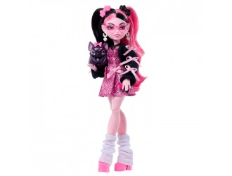 Papusa de colectie Monster High, Draculaura Mattel, cu accesorii