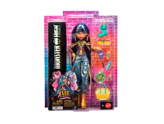 Papusa de colectie Monster High, Cleo De Nile Mattel,cu accesorii