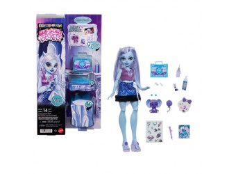 Set papusa Monster High Beauty Secrets Abbey Bominable cu accesorii