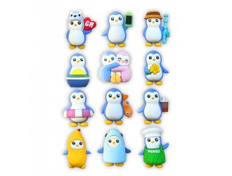 Figurina surpriza cool things seria pudgy penguins aventuri pingvina paksa, blind box