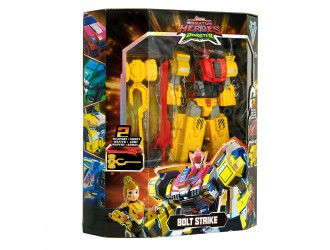 Set de joaca cu robot transformabil DINOSTER bolt straik (2 masini)