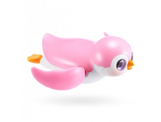 Jucarie interactiva pentru baie Pets Alive Pinguin roz S1