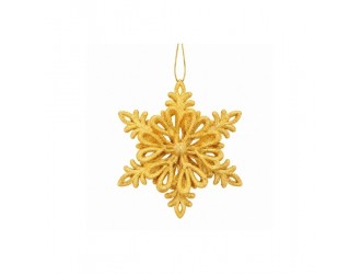 Decoratiune Fulg Gold 9.5 x 10 cm