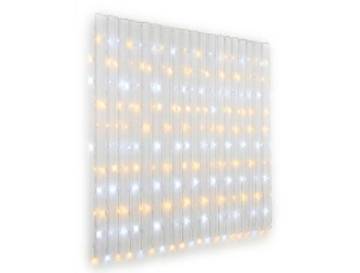Ghirlanda  Ploita 3*2M 150L Fir transparent LED alb cald
