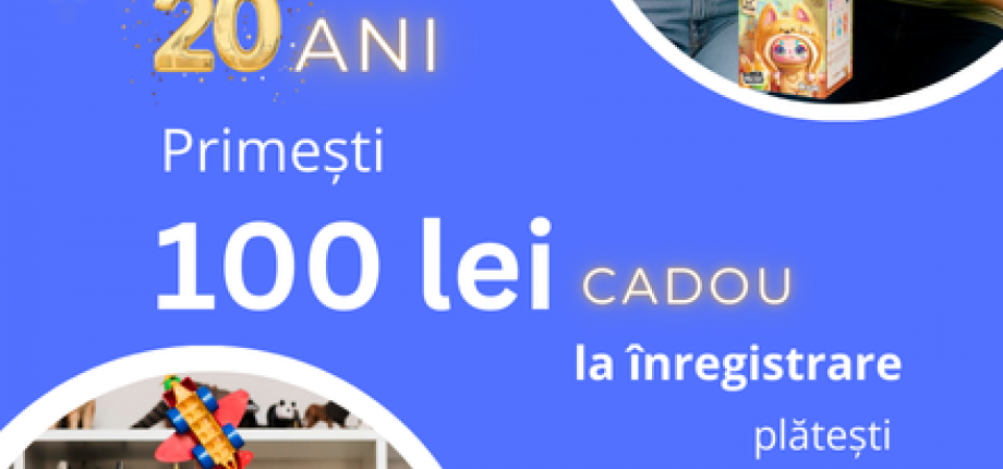 Cadou 100 lei la inregistrare in Septembrie